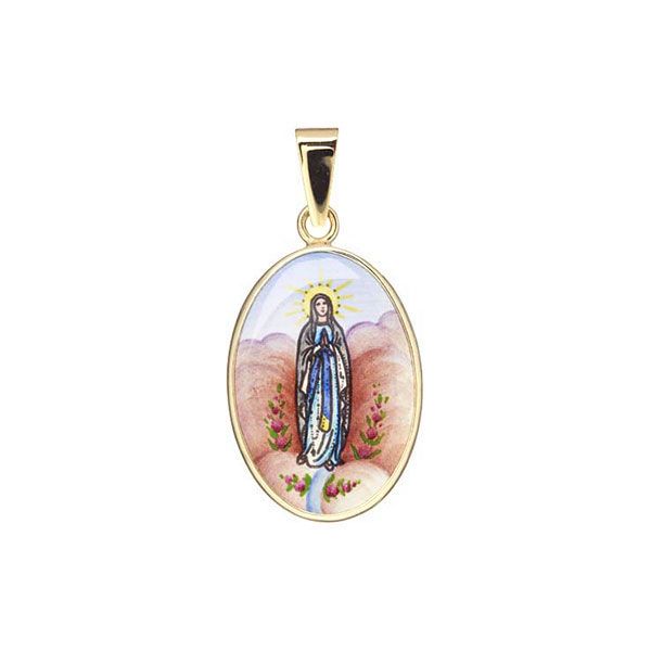 487H Our Lady of Lourdes Medal