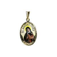 Heilige Agnes von Böhmen Gravierten Medaillon