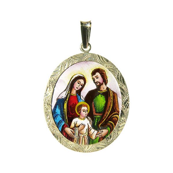 301R Holy Family Medallion