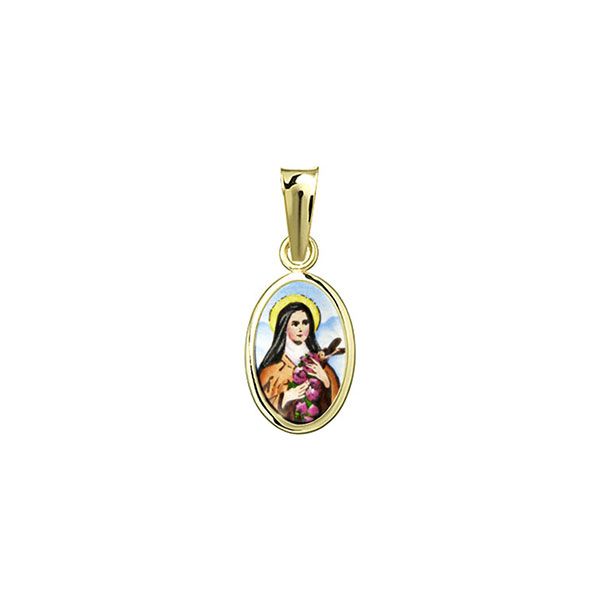 032H St Therese medallion