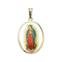 Unsere Liebe Frau von Guadalupe weiter Anhänger Gold