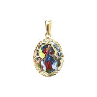 Virgin Mary Undoer of Knots Medallion